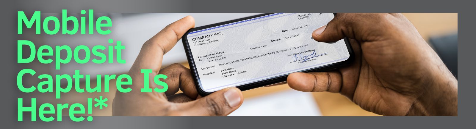 Mobile Deposit Capture
