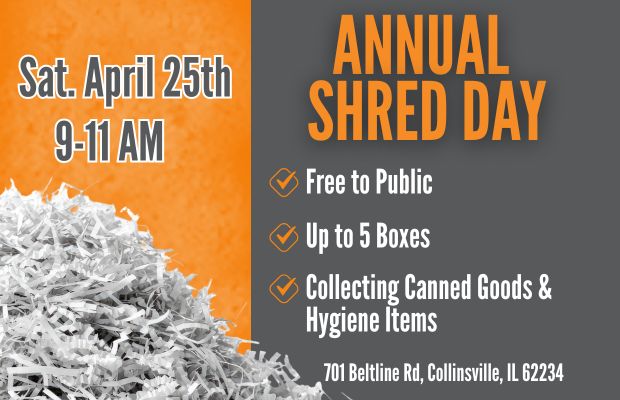 Shred Day April 26th 9-11am