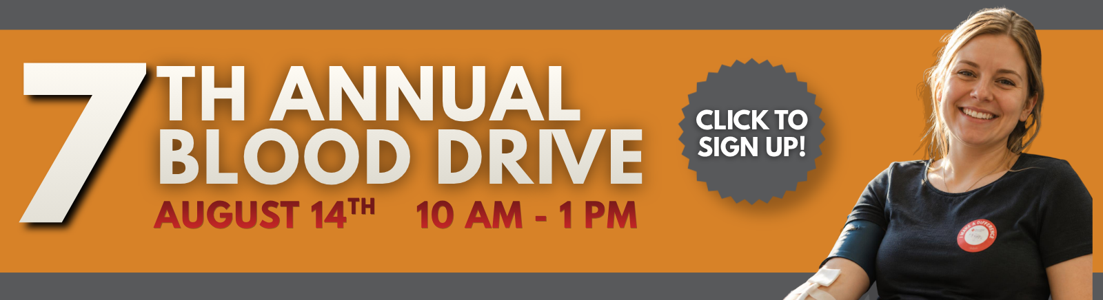7th Annual Blood Drive Sign Up